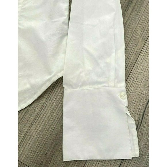 Harvard University Long Sleeve Button Down Shirt White Cotton Colony Women S-XL - Picture 3 of 7